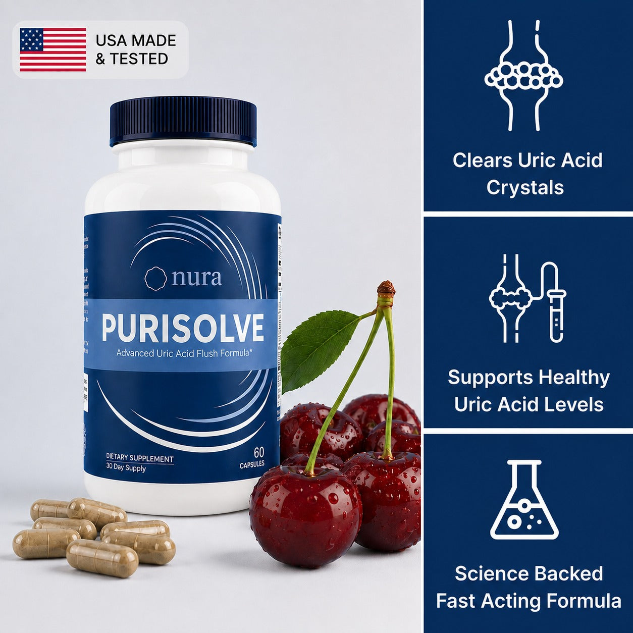 Purisolve | Uric Acid Crystal Clearing Formula